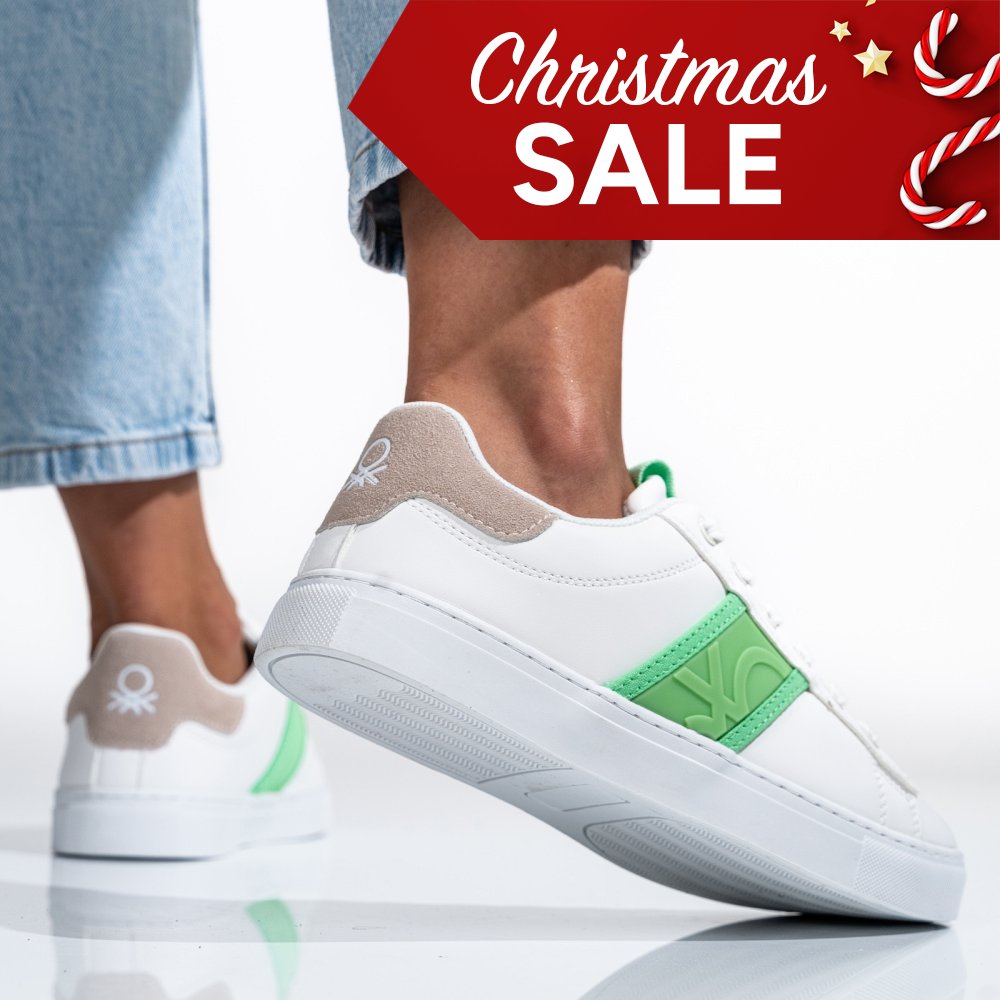 Benetton zöld sportcipők bsbhtw314120